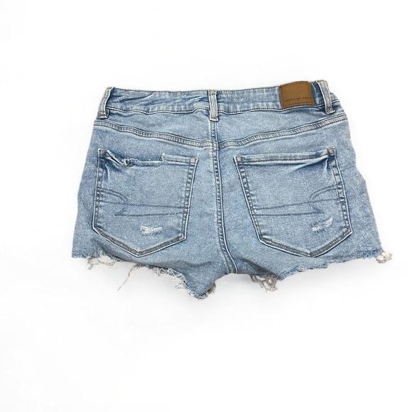 AE Stretch Ripped Denim Perfect Shortie 6 - Picture 2 of 9